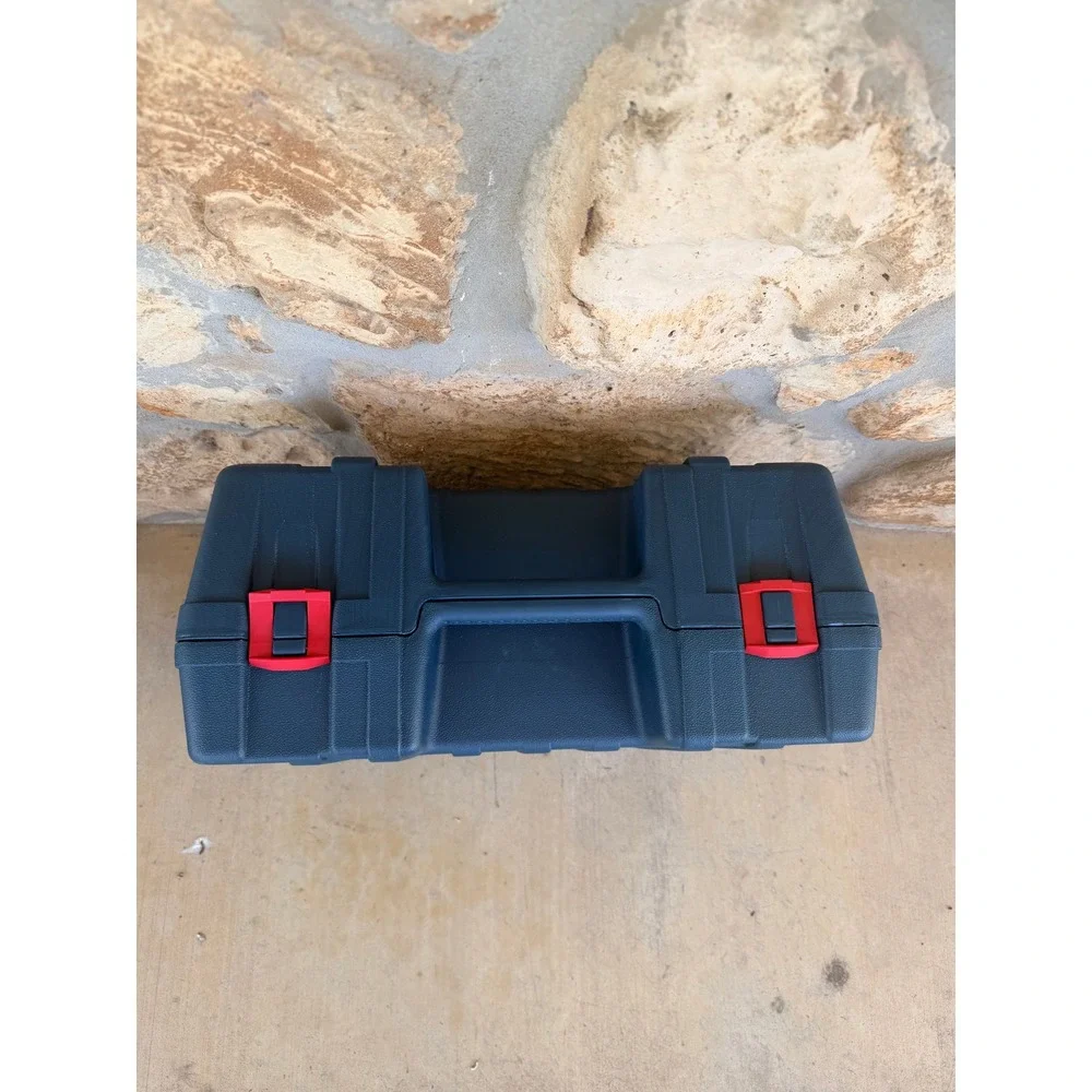 Bosch Blue Plastic Hard Shell Power Tool Carrying Case with Red Latches 19x15x6